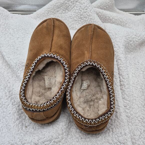 UGG Tazz Platform Slipper Clogs Chestnut Womens size 6 - Picture 2 of 6